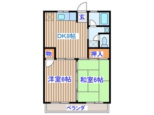 コ－ポおおみの物件間取画像